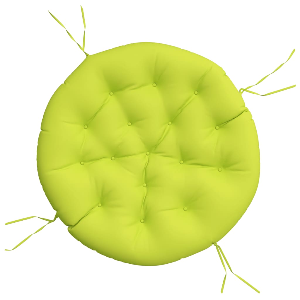 VidaXL Sitzkissen rund Ø 100x11 cm Oxford-Stoff hellgrün