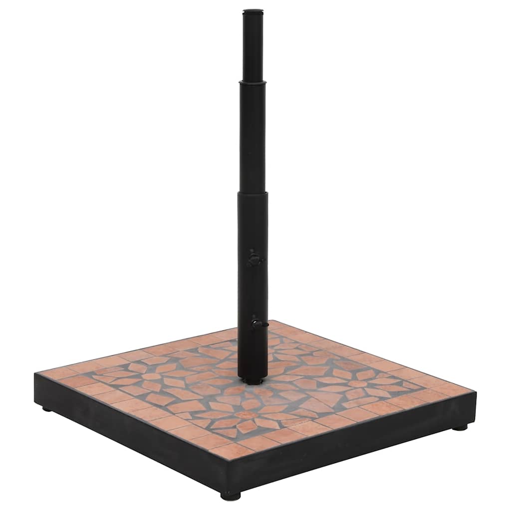 Vidaxx Sonnenschirmständer quadratisch 12 kg terrakottafarben