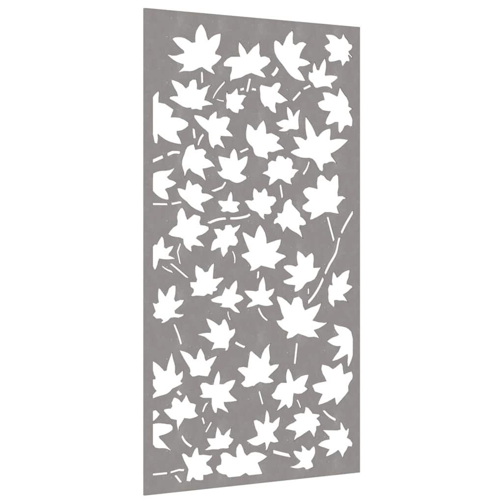 Vidaxx Wanddekoration Garten Ahornblatt Design 105x55 cm Cortenstahl