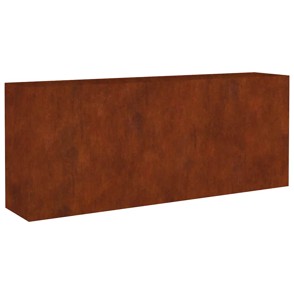 VidaXL Pflanzgefäß erhöht 200x40x80 cm Cortenstahl
