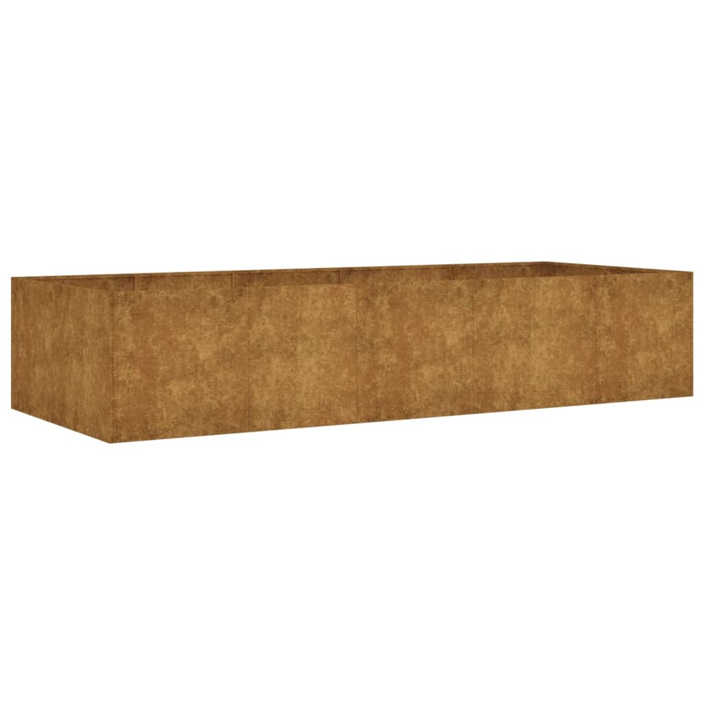VidaXL Pflanzgefäß erhöht 200x80x40 cm Cortenstahl