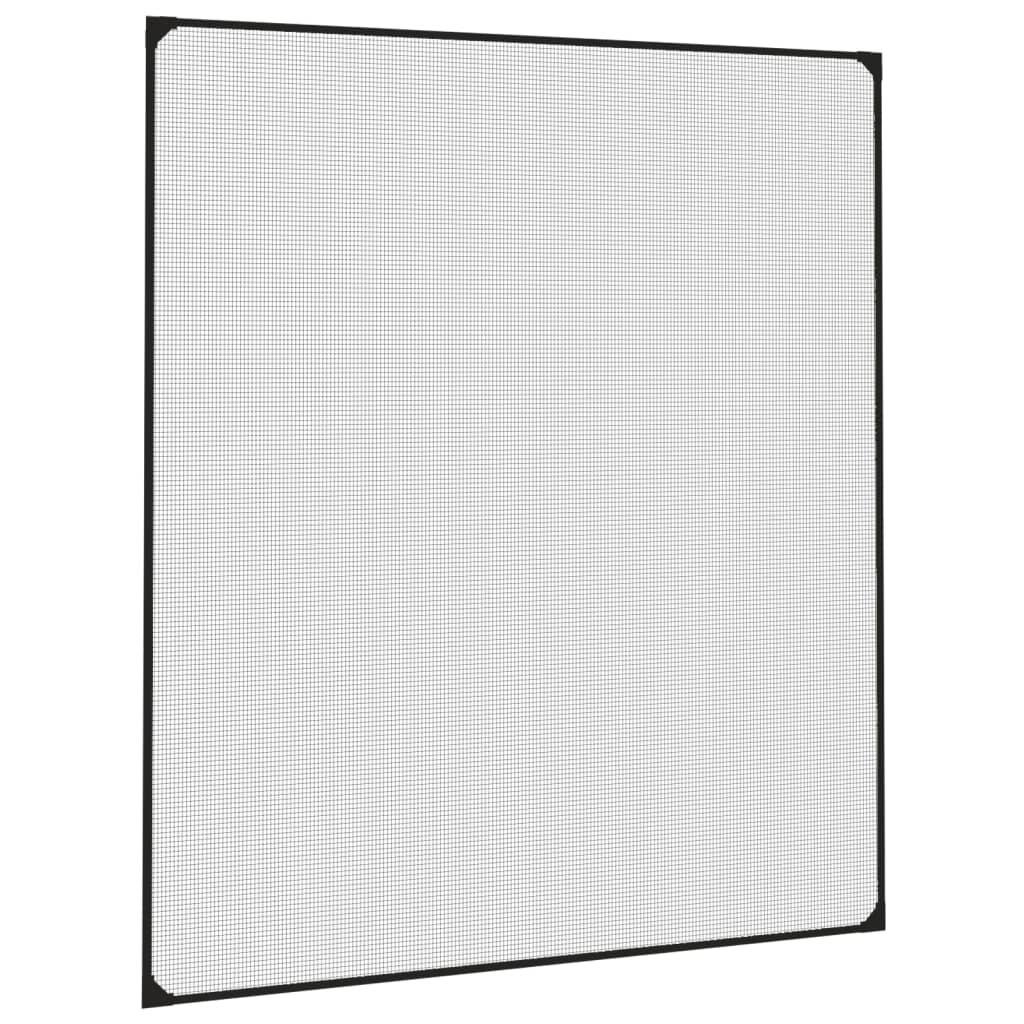Vidaxx Insektenschutz für Fenster magnetisch 120x140 cm Anthrazit