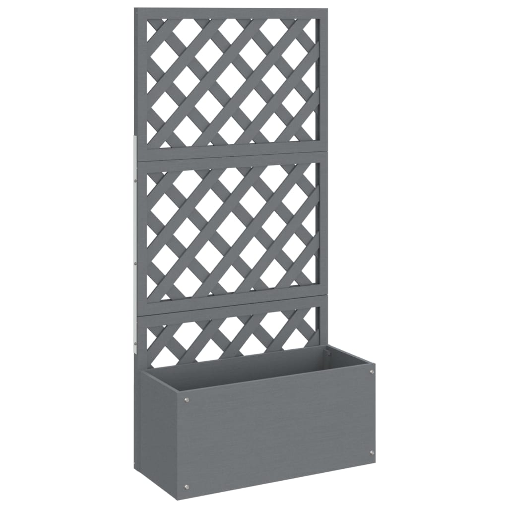 VidaXL Pflanzgefäße mit Gitter 2 Stück 65x33x135 cm HKC grau