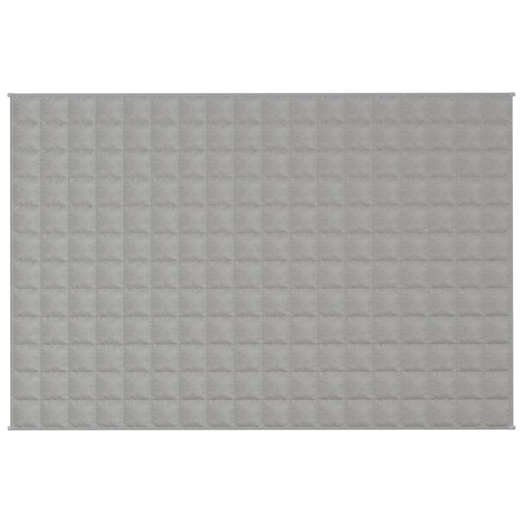 Vidaxx Gewichtsdecke 122x183 cm 9 kg Stoff grau