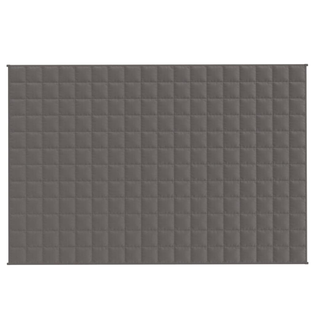 Vidaxx Gewichtsdecke 122x183 cm 5 kg Stoff grau
