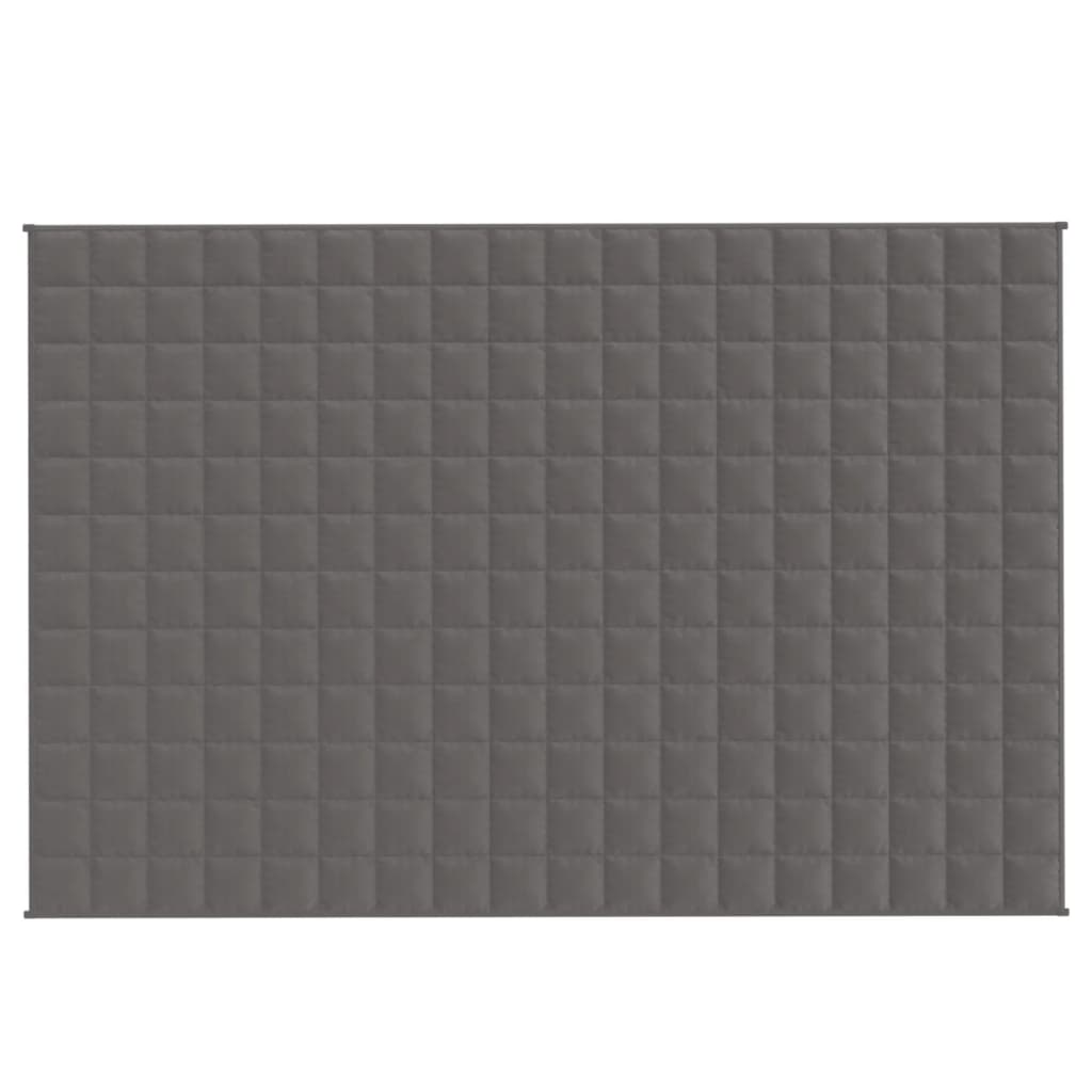 Vidaxx Gewichtsdecke 122x183 cm 9 kg Stoff grau