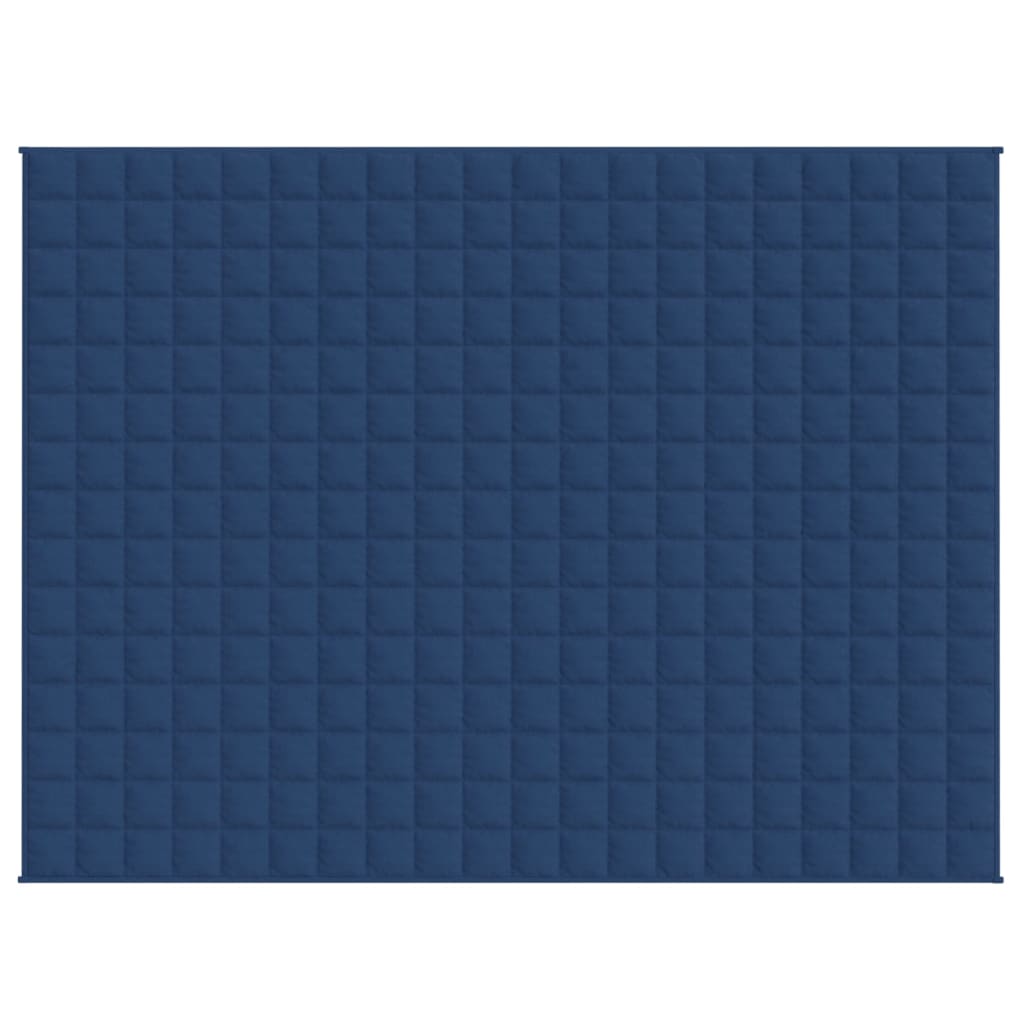 Vidaxx Gewichtsdecke 152x203 cm 7 kg Stoff blau