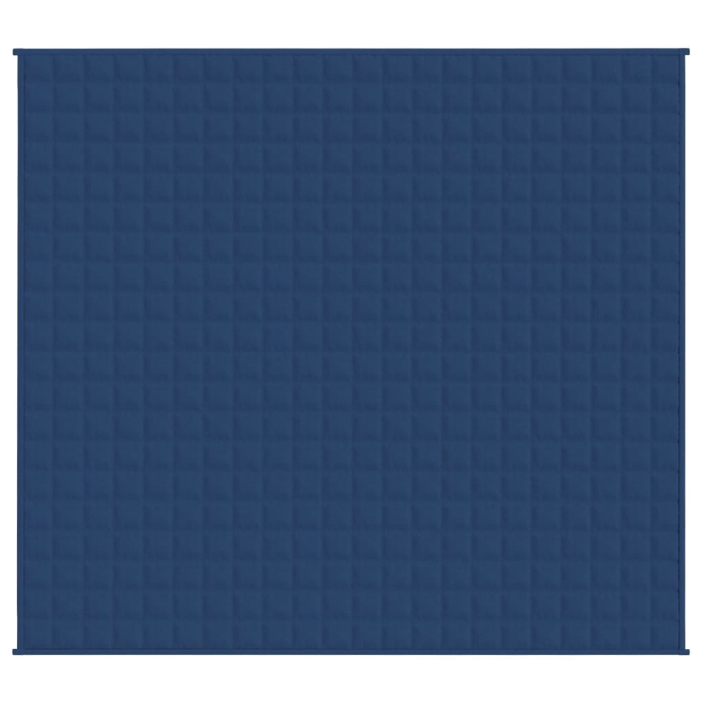 Vidaxx Gewichtsdecke 220x230 cm 15 kg Stoff blau