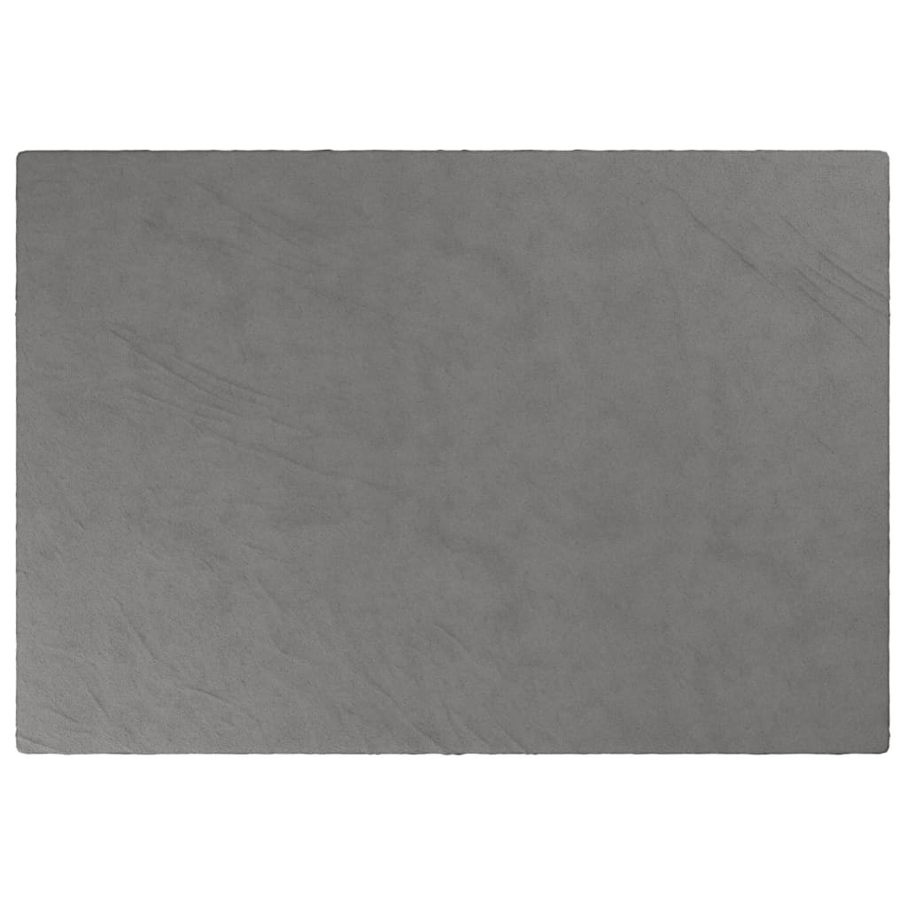 VidaXL Gewichtsdecke mit Bezug 135x200 cm 10 kg Stoff grau