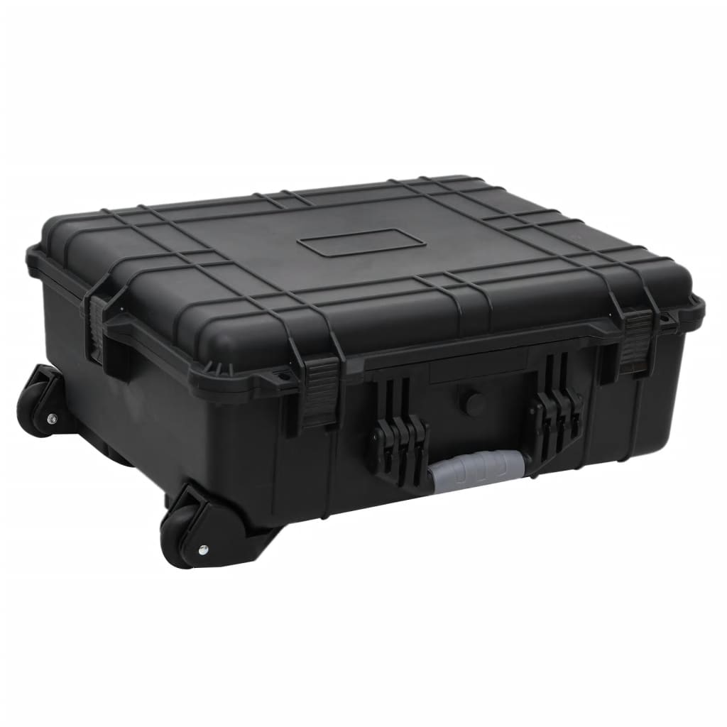 Vidaxx Flightcase auf Rollen 63x50x23 cm PP schwarz