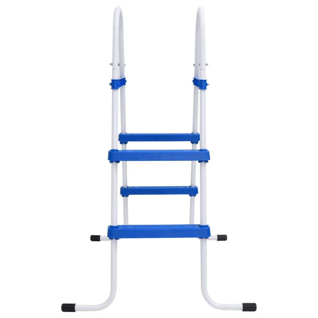 VidaXL Schwimmbadleiter 84 cm Blau und Weiß
