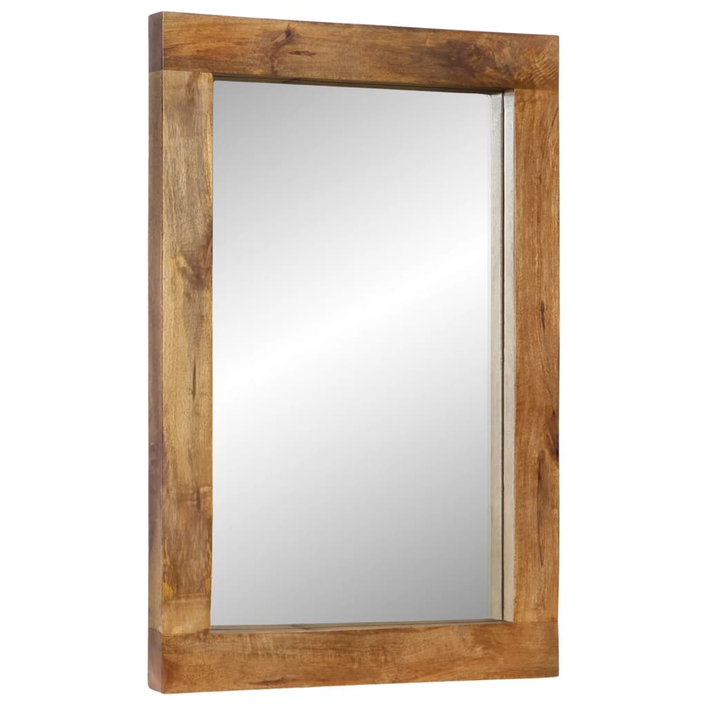 VidaXL-Spiegel 70x50 cm aus massivem Mangoholz und Glas