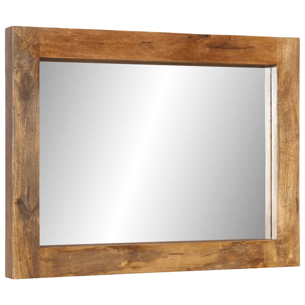 VidaXL-Spiegel 70x50 cm aus massivem Mangoholz und Glas