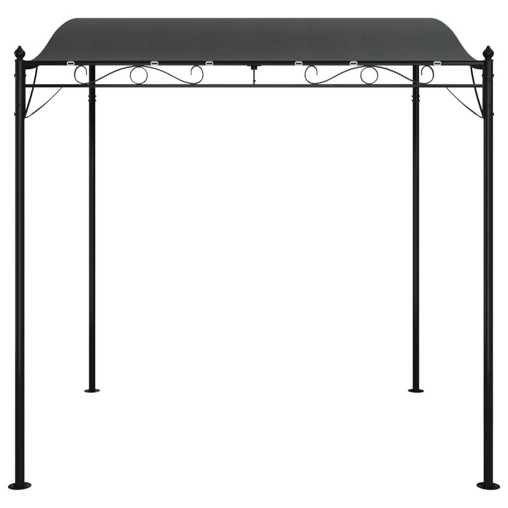 VidaXL Markise 2x2,3 m 180 g m² Stoff und Stahl Anthrazit