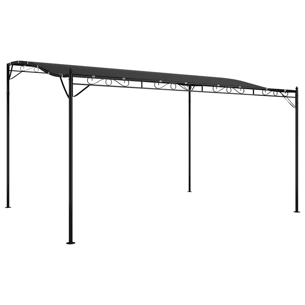 Vidaxx Markise 4x3 m 180 g m² Stoff und Stahl Anthrazit