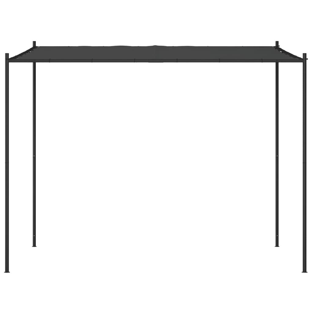 Vidaxx Pavillon 3x3 m 180 g m² Stoff und Stahl Anthrazit