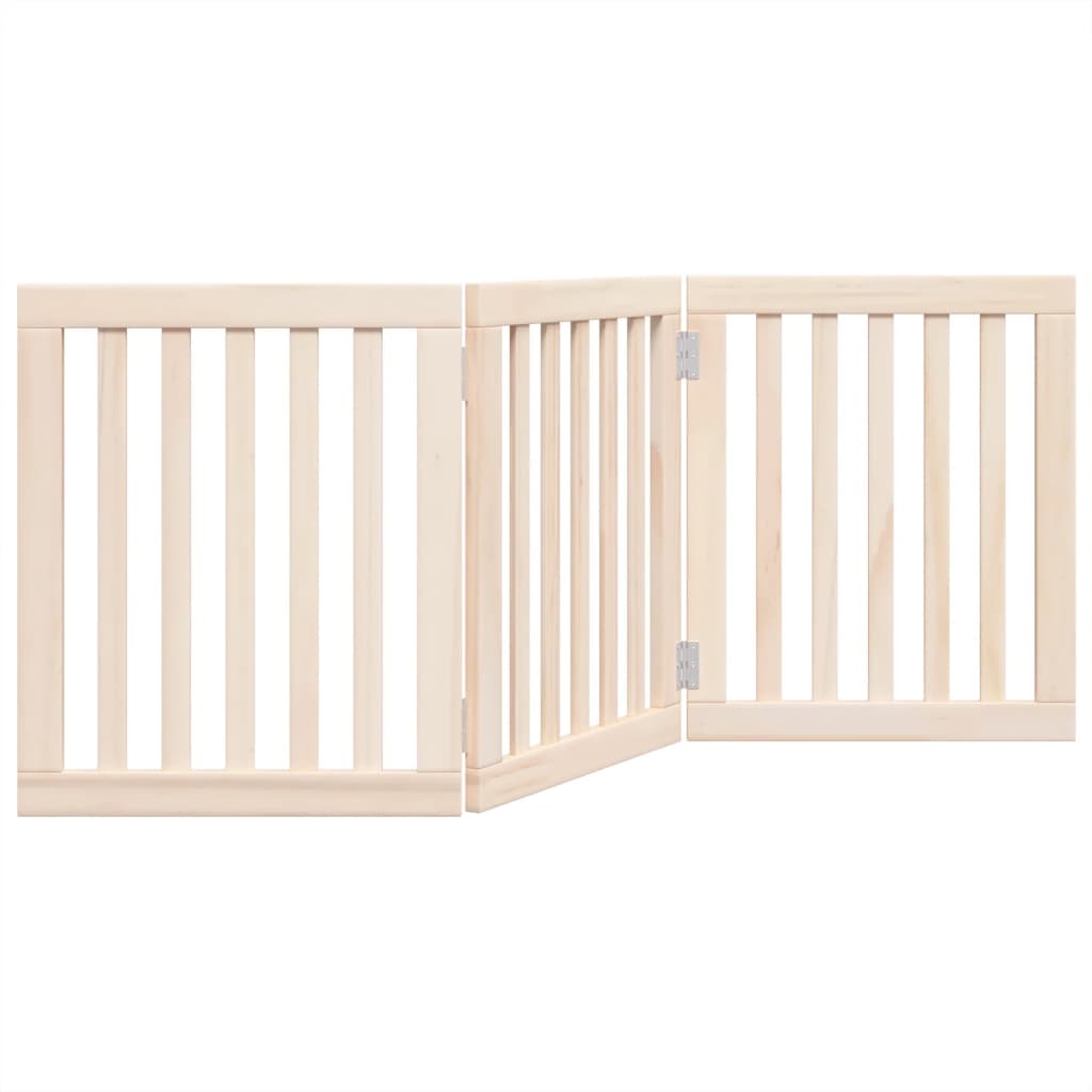 Vidaxx faltbares Hundegitter 3 Paneele 150 cm Pappelholz