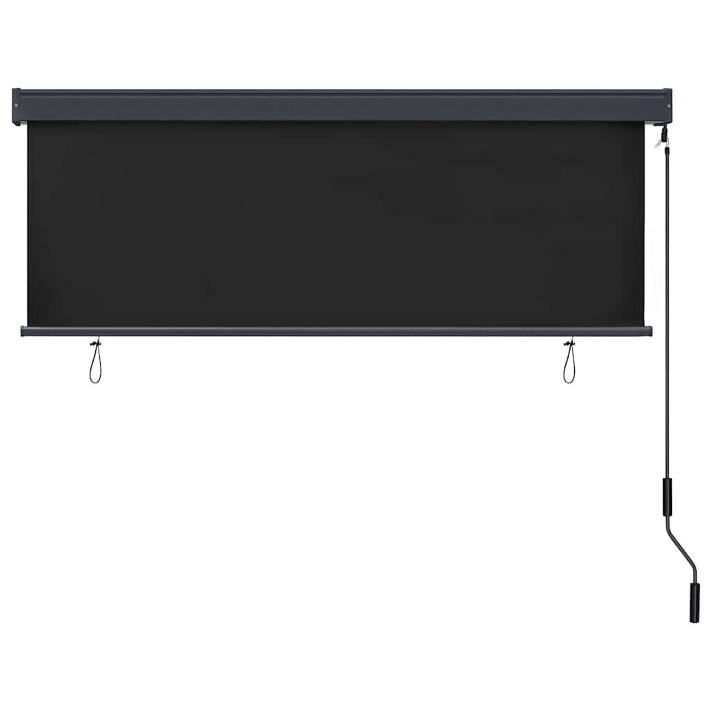 Vidaxl rolgordijn gestreept antraciet 180 x 250 cm stof en aluminium