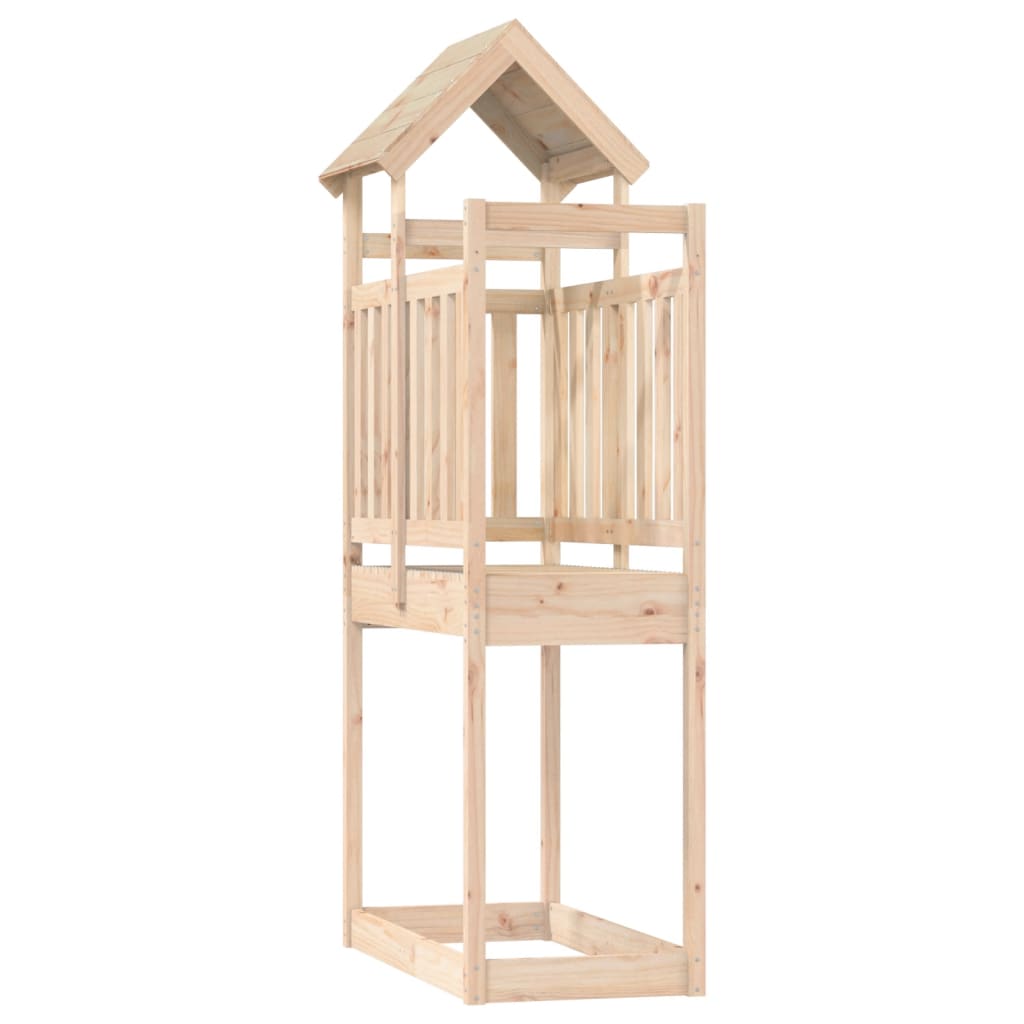 VidaXL Spielturm 52,5x110,5x214 cm massives Kiefernholz