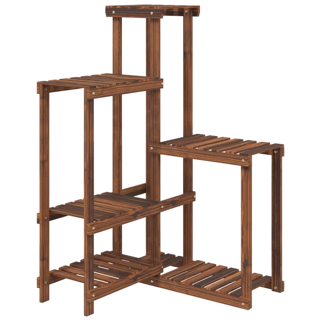 VidaXL Pflanzenständer 62,5 x 61,5 x 101,5 cm, massive Fichte