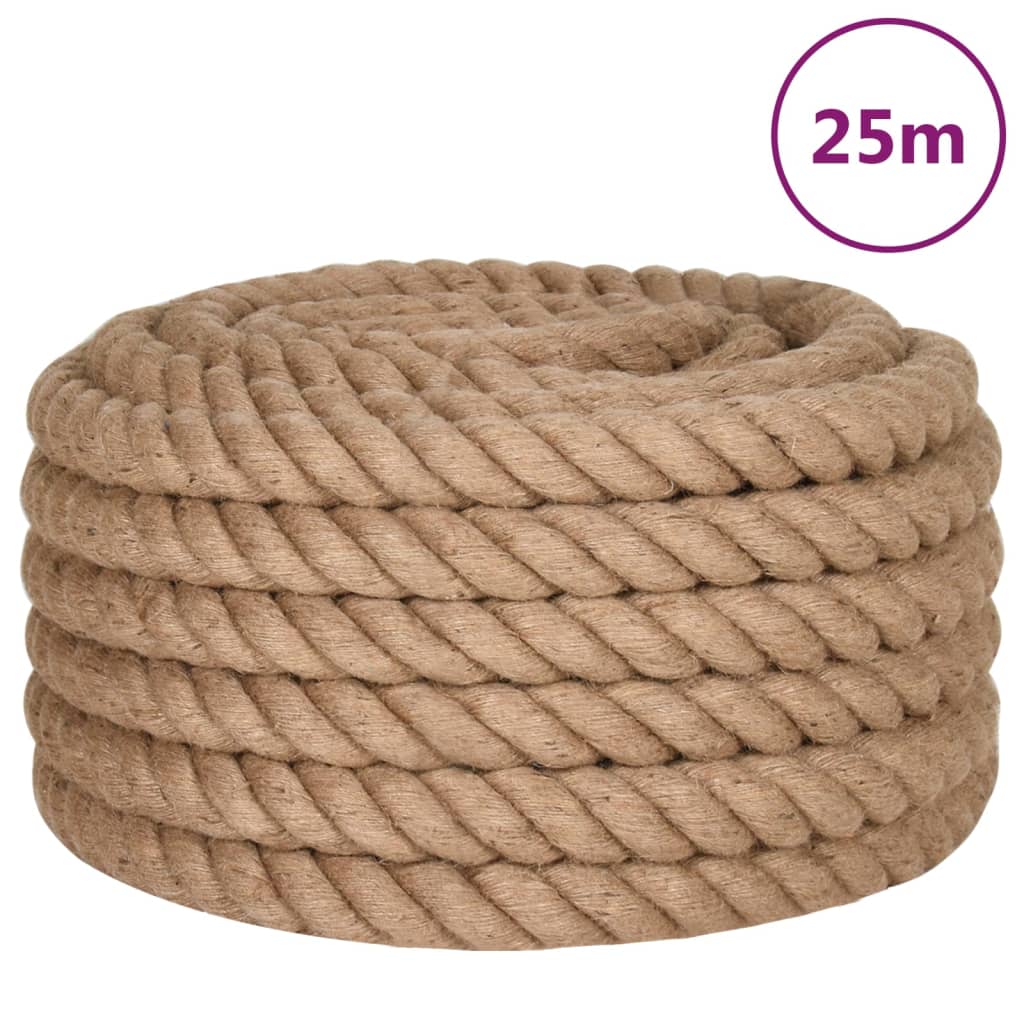 Vidaxxl-Seil 25 m lang, 30 mm dicke Jute