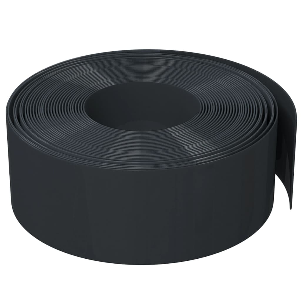 Vidaxl Gartenkante 10 m 20 cm Polyethylen schwarz