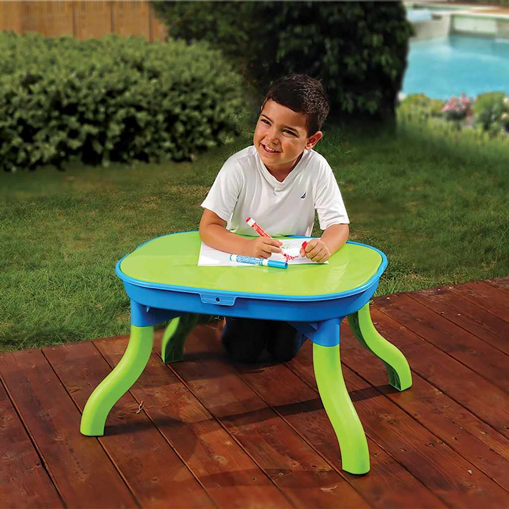 VidaXL Sandwassertisch für Kinder 3-in-1 67,5x52x38 cm Polypropylen