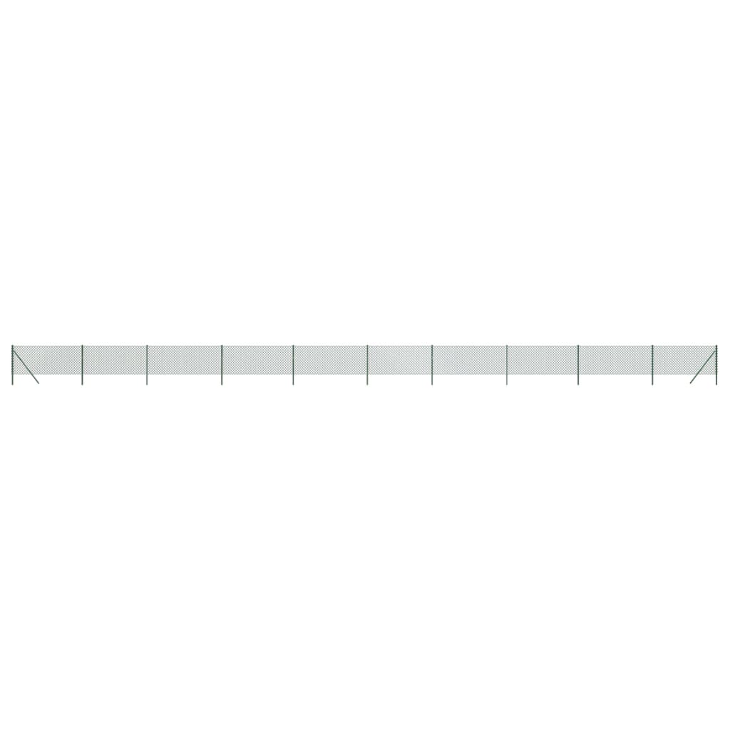 Vidaxxl-Maschenzaun 0,8x25 m grün