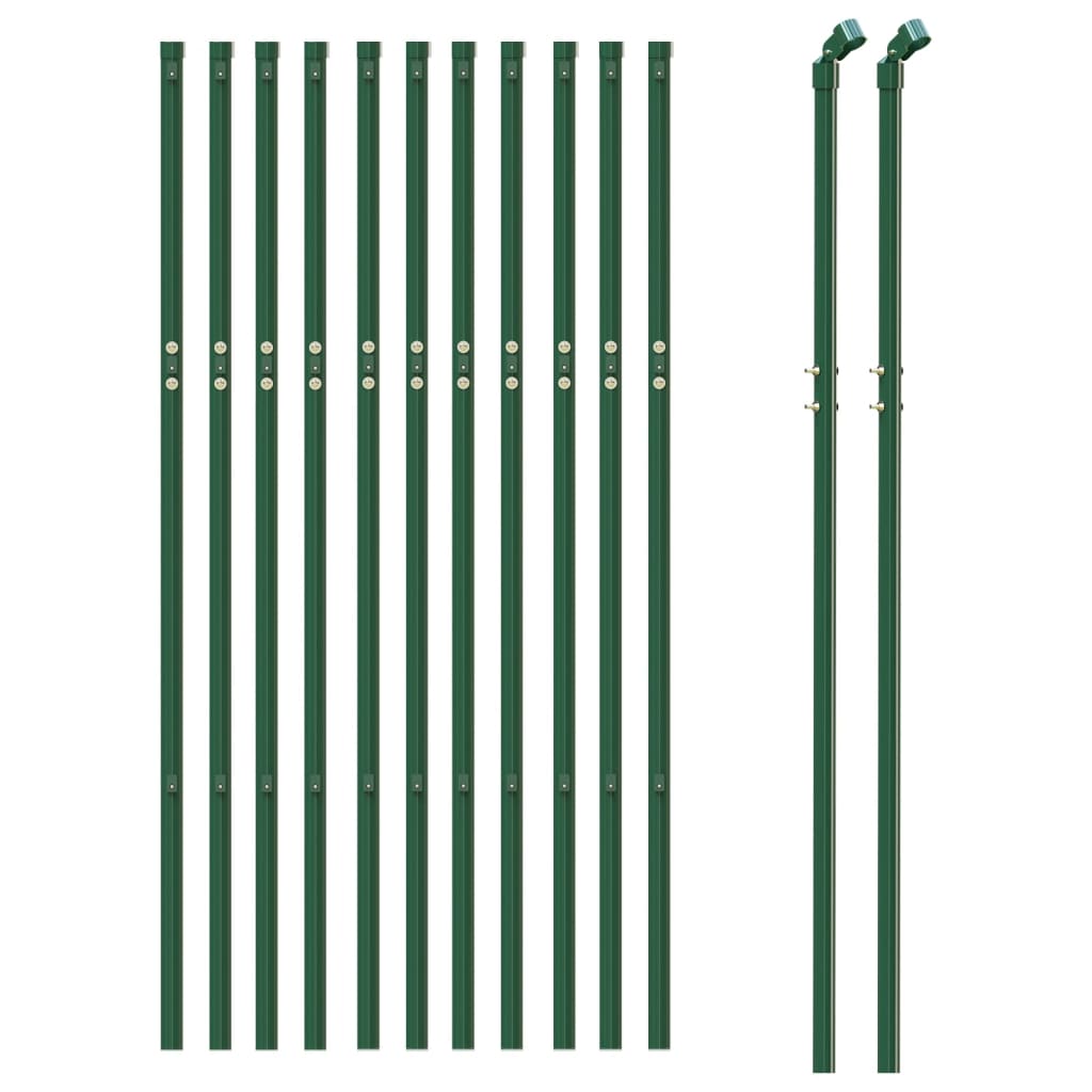 Vidaxxl-Maschenzaun 0,8x25 m grün