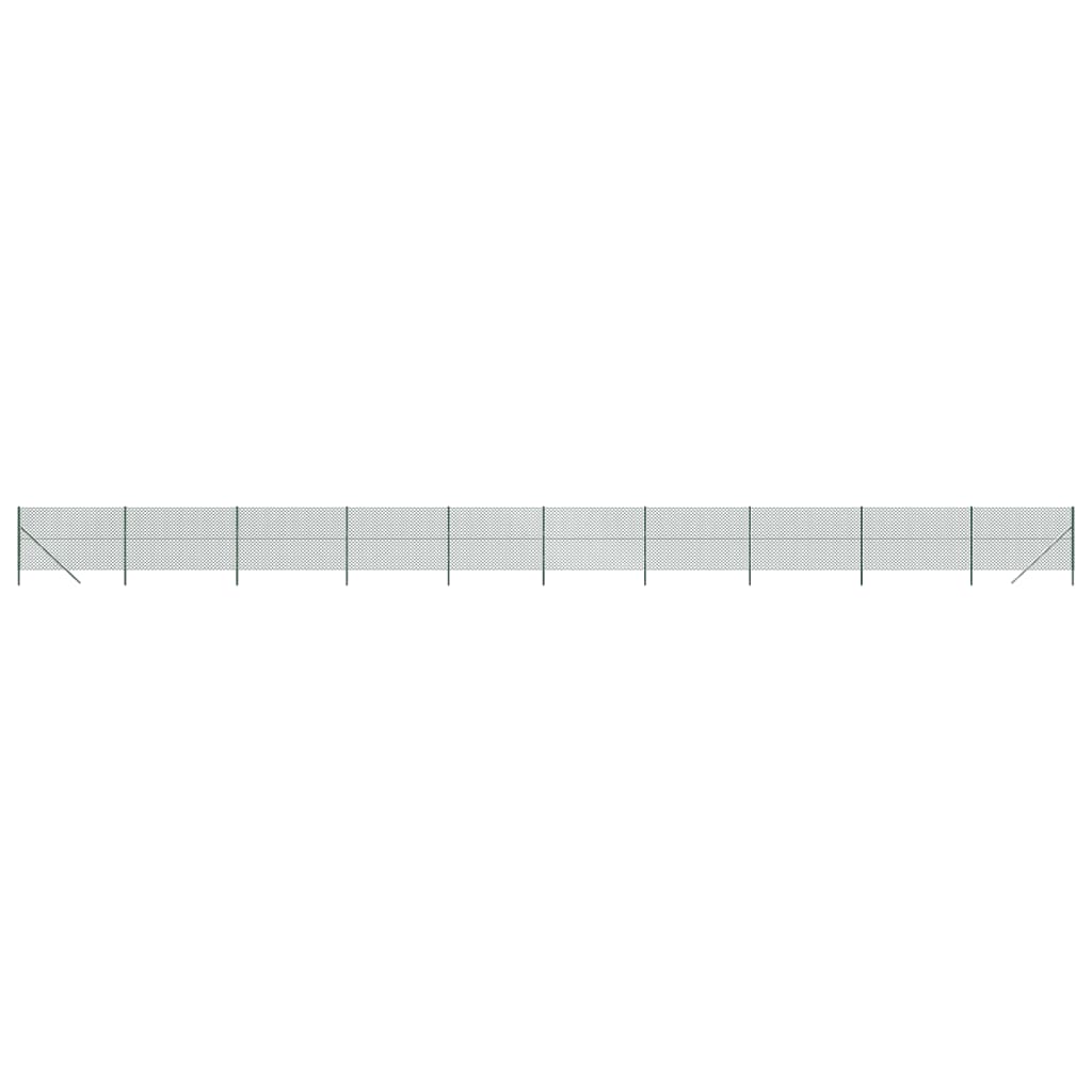 VidaXL Gitterzaun 1,8x25 m grün