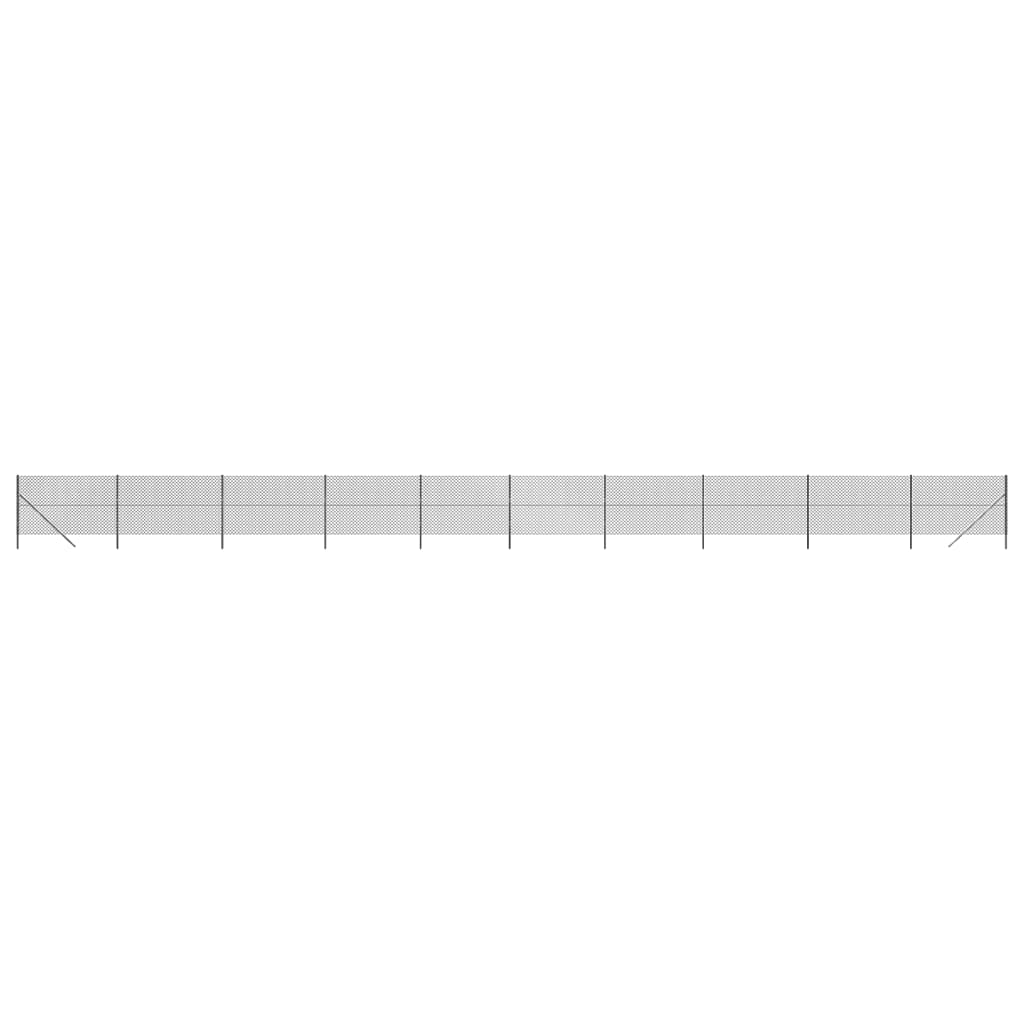 VidaXL Gitterzaun 2x25 m Anthrazit