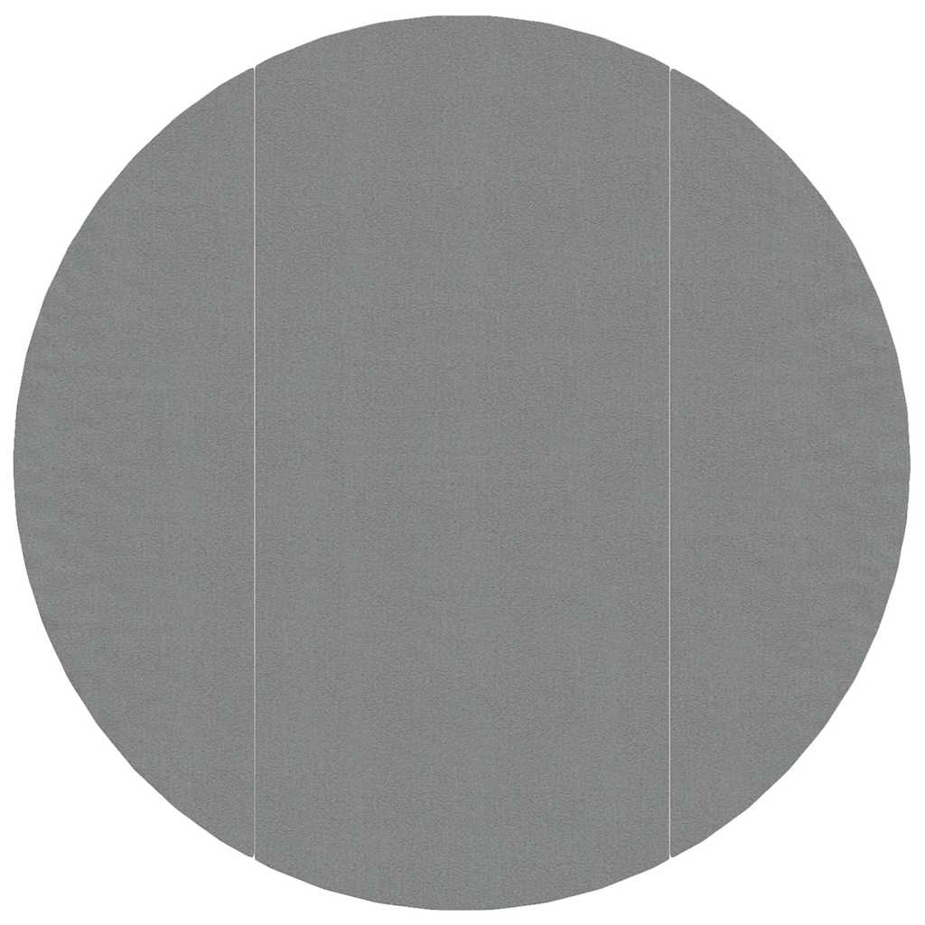 Vidaxx Schwimmbad-Bodenplane ø366 cm Polyester-Geotextil hellgrau