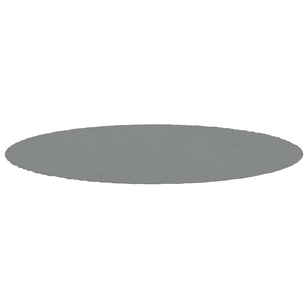 Vidaxx Schwimmbad-Bodenplane ø458 cm Polyester-Geotextil hellgrau