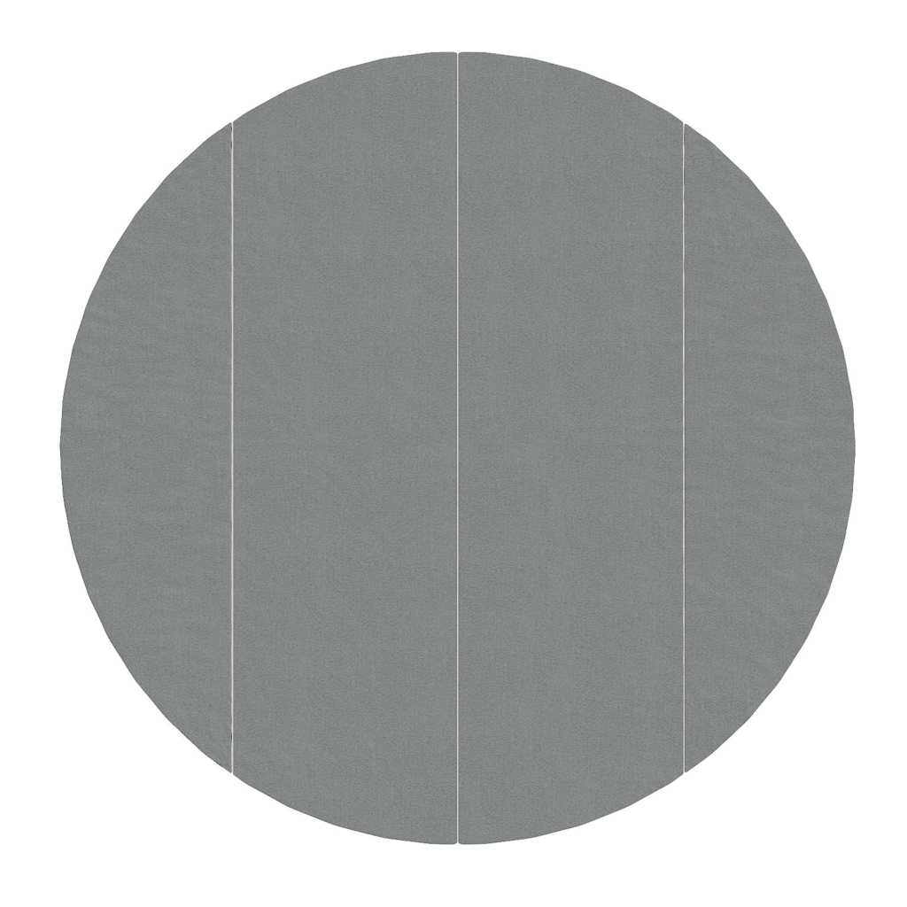 Vidaxx Schwimmbad-Bodenplane ø458 cm Polyester-Geotextil hellgrau