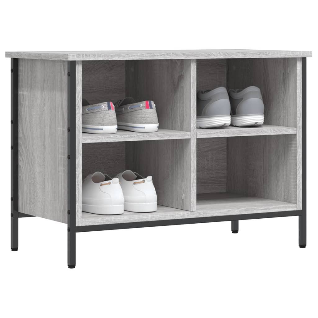 Vidaxx Schuhschrank 69x35x50 cm, Holzwerkstoff, Sonoma-Eiche grau