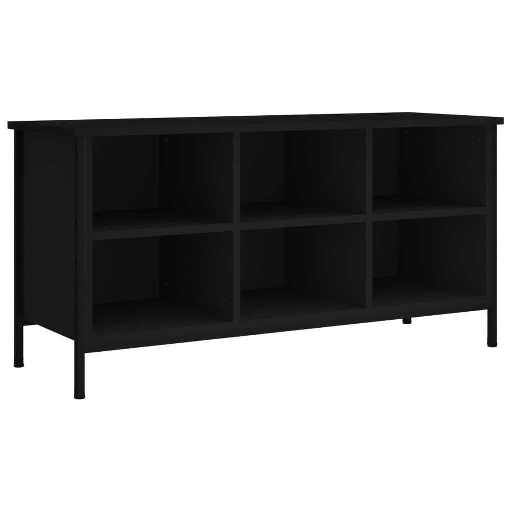 Vidaxx Schuhschrank 100x35x50 cm lackiertes Holz schwarz