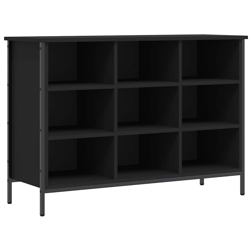 Vidaxx Schuhschrank 100x35x70 cm lackiertes Holz schwarz