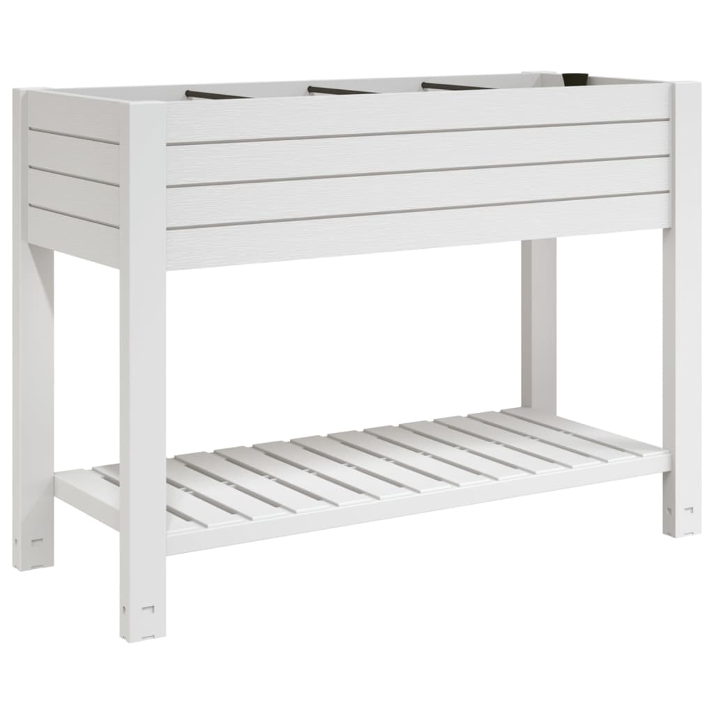 Vidaxx Pflanzgefäß erhöht 110x45x79 cm Polypropylen weiß