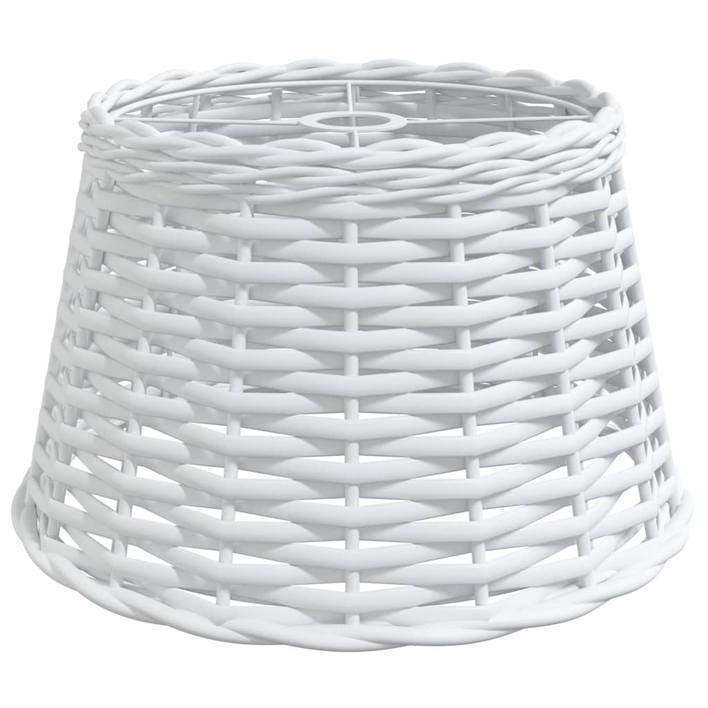 Vidaxx Deckenlampenschirm ø38x23 cm Korbgeflecht weiß