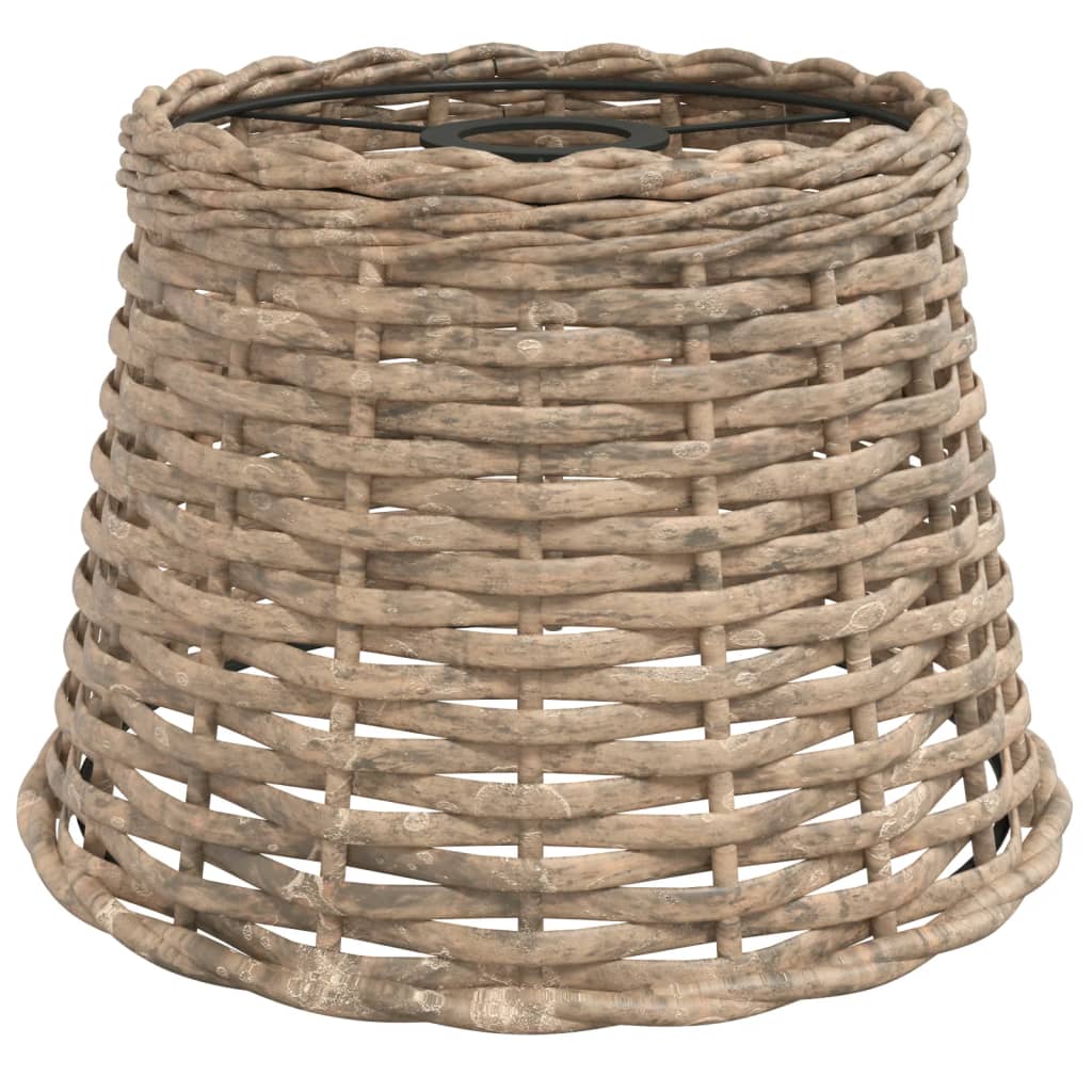 Vidaxx Deckenlampenschirm ø25x17 cm Korbgeflecht braun