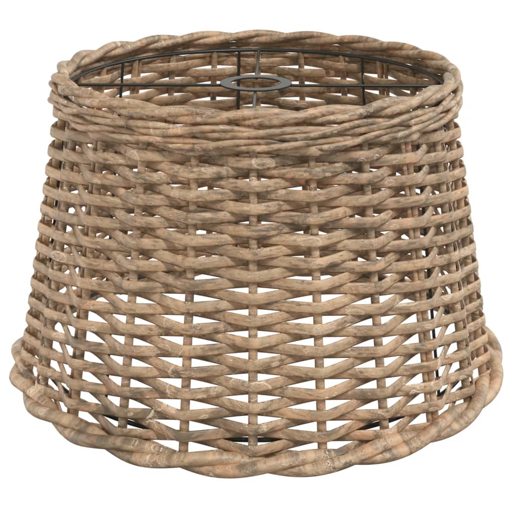 Vidaxx Deckenlampenschirm ø45x28 cm Korbgeflecht braun