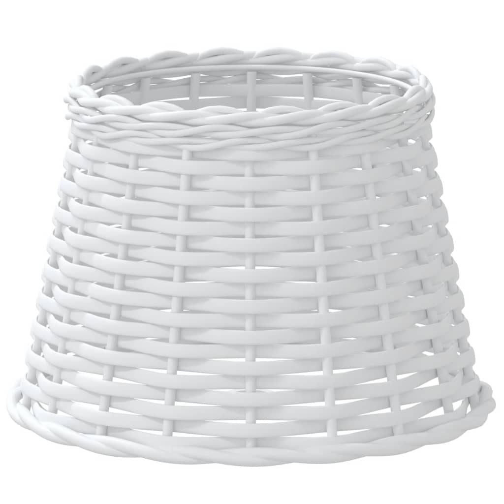 VidaXL Lampenschirm ø25x17 cm Korbgeflecht weiß