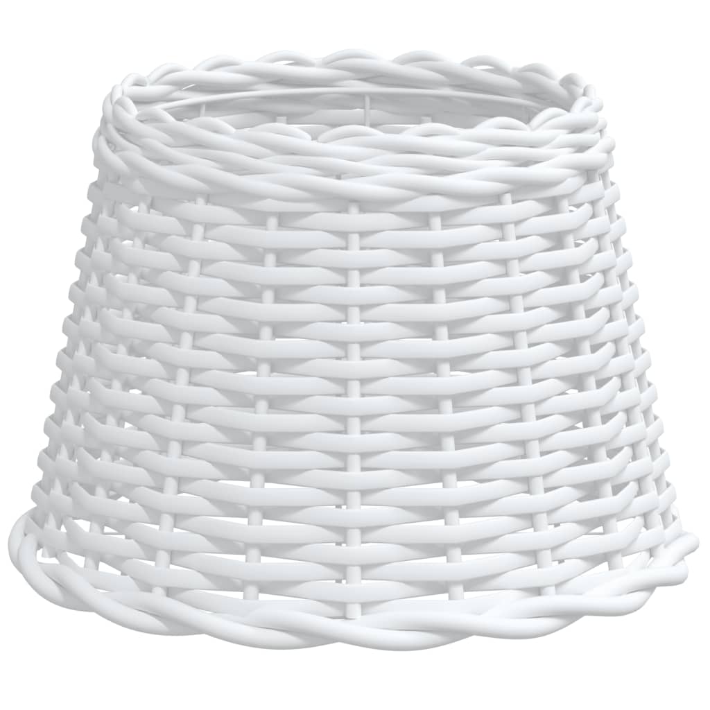 VidaXL Lampenschirm ø30x20 cm Korbgeflecht weiß
