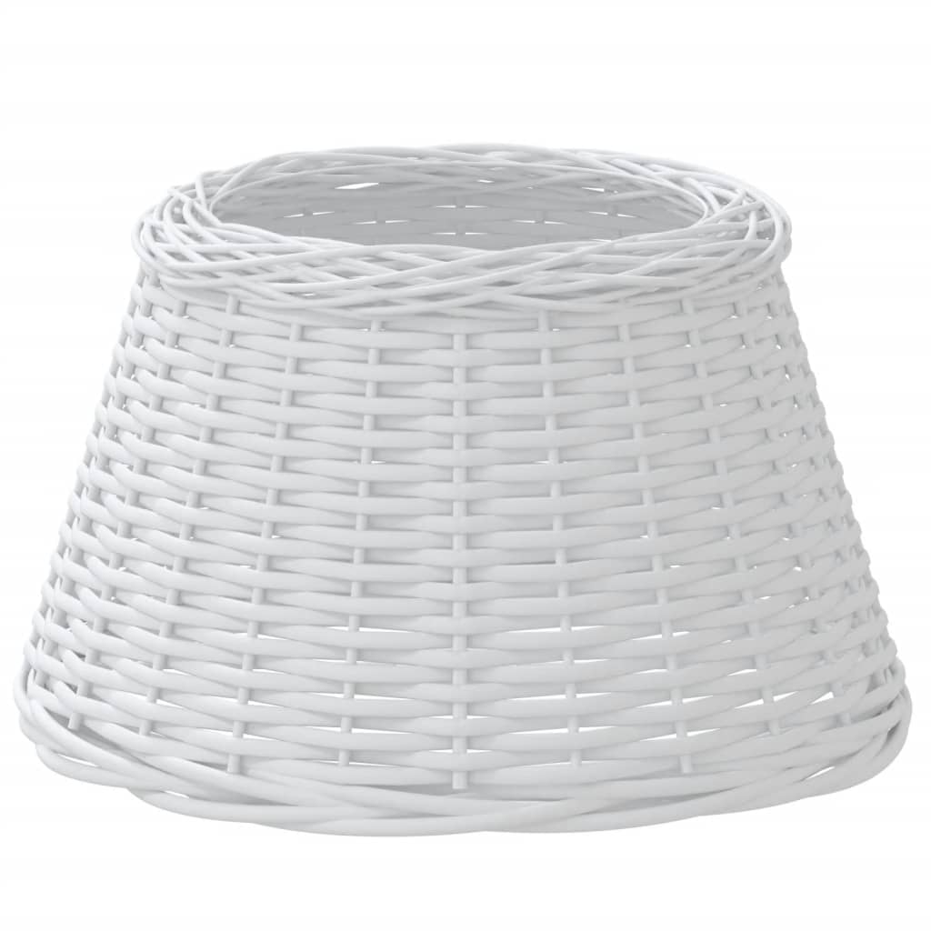VidaXL Lampenschirm ø50x30 cm Korbgeflecht weiß