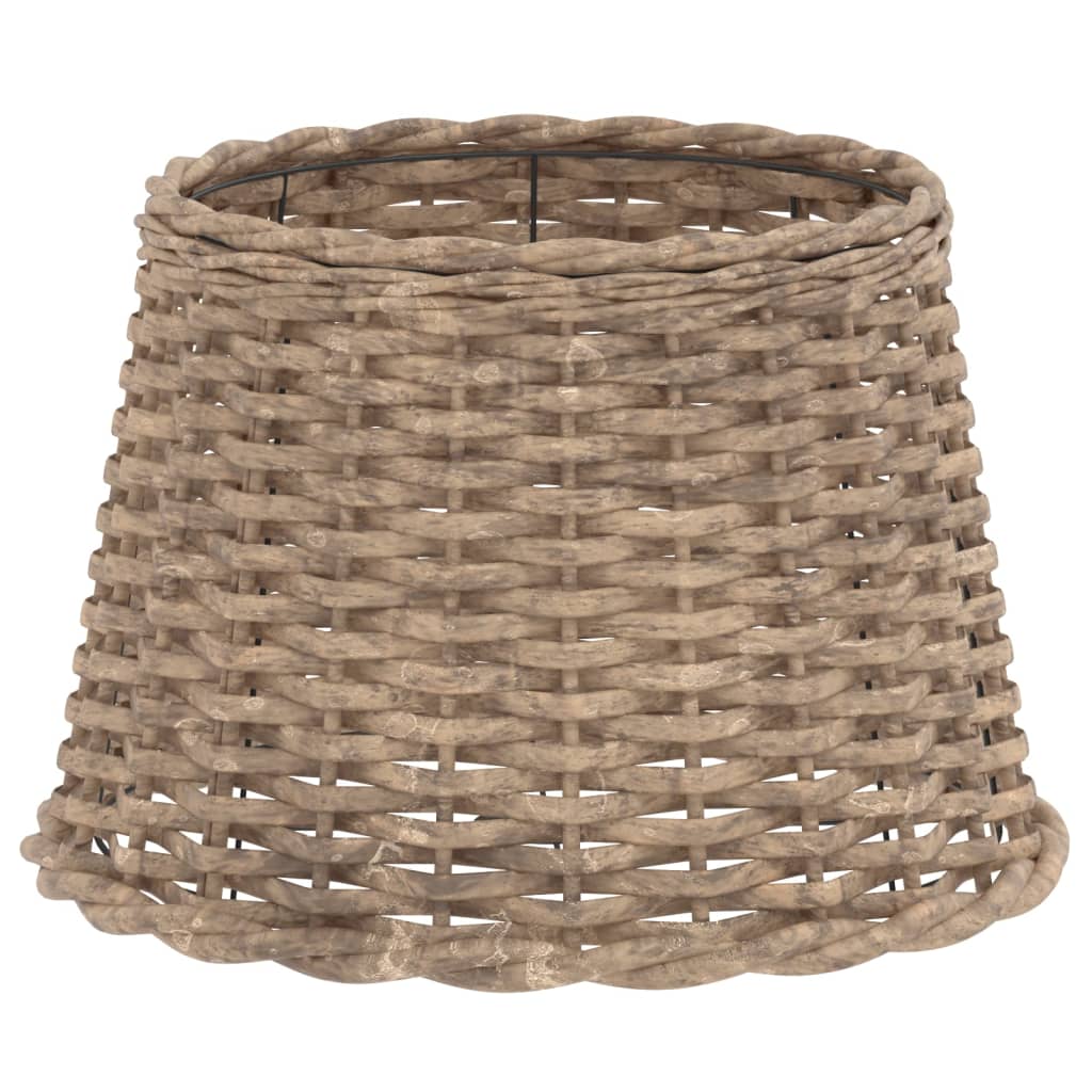 VidaXL Lampenschirm ø40x26 cm Korbgeflecht braun
