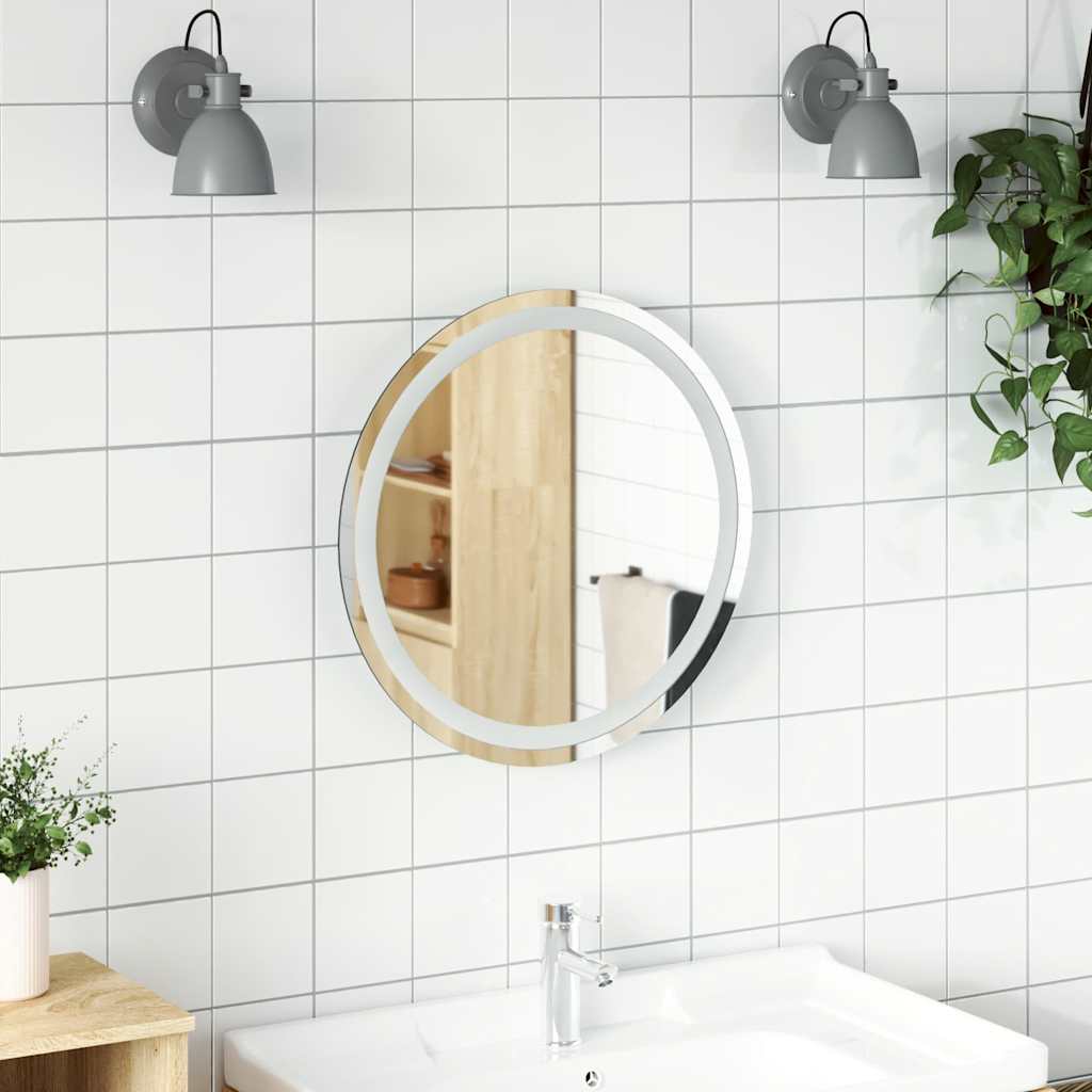 Vidaxx Badezimmerspiegel LED rund 50 cm