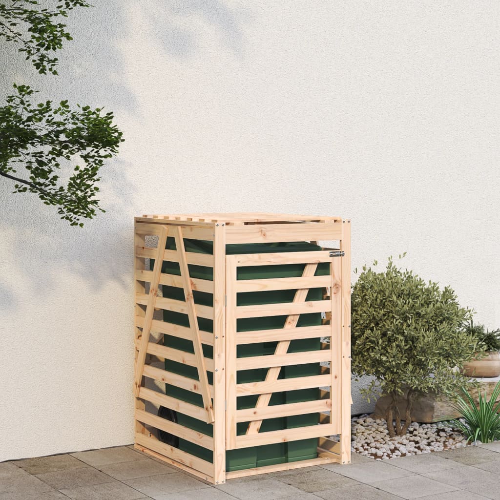 Vidaxx Containeraufbewahrung 84x90x128,5 cm massives Kiefernholz