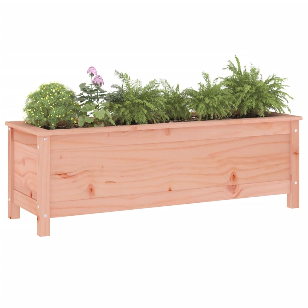 VidaXL Pflanzgefäß erhöht 119,5x40x39 cm aus massivem Douglasienholz