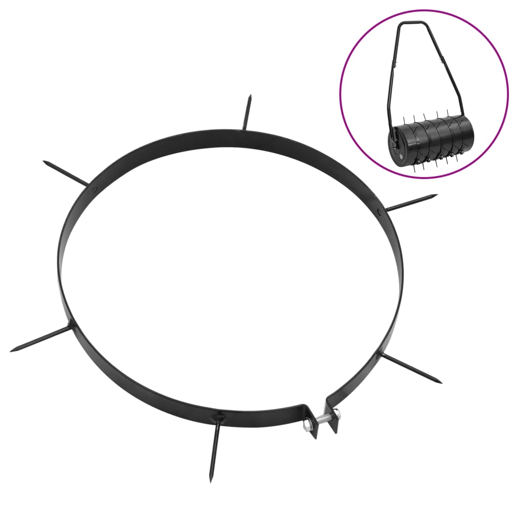 VidaXL Belüftungsklammern 5 Stück mit Spikes Ø 30 cm Eisen
