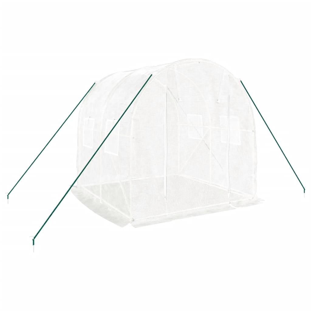 Vidaxxl Gartengewächshaus mit Stahlrahmen 4 m² 2x2x2 m